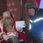 Nigel with Santa