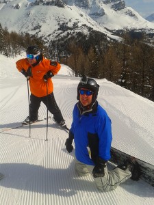 skiing at lake louise Nigel